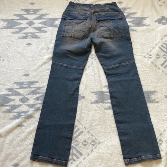 WE THE FREE/ Free People Dream Maker Relaxed Mid-Rise Brushed Cargo Jeans 29 - Picture 4 of 16